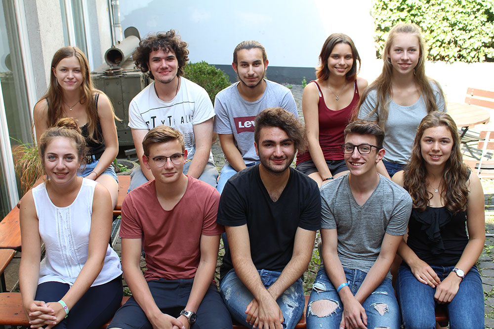 Die zehnköpfige Jugendjury aus Duisburg, Bochum und Moers